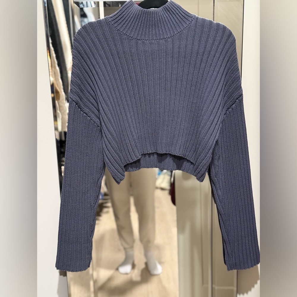 Zara Cropped Knit Sweater